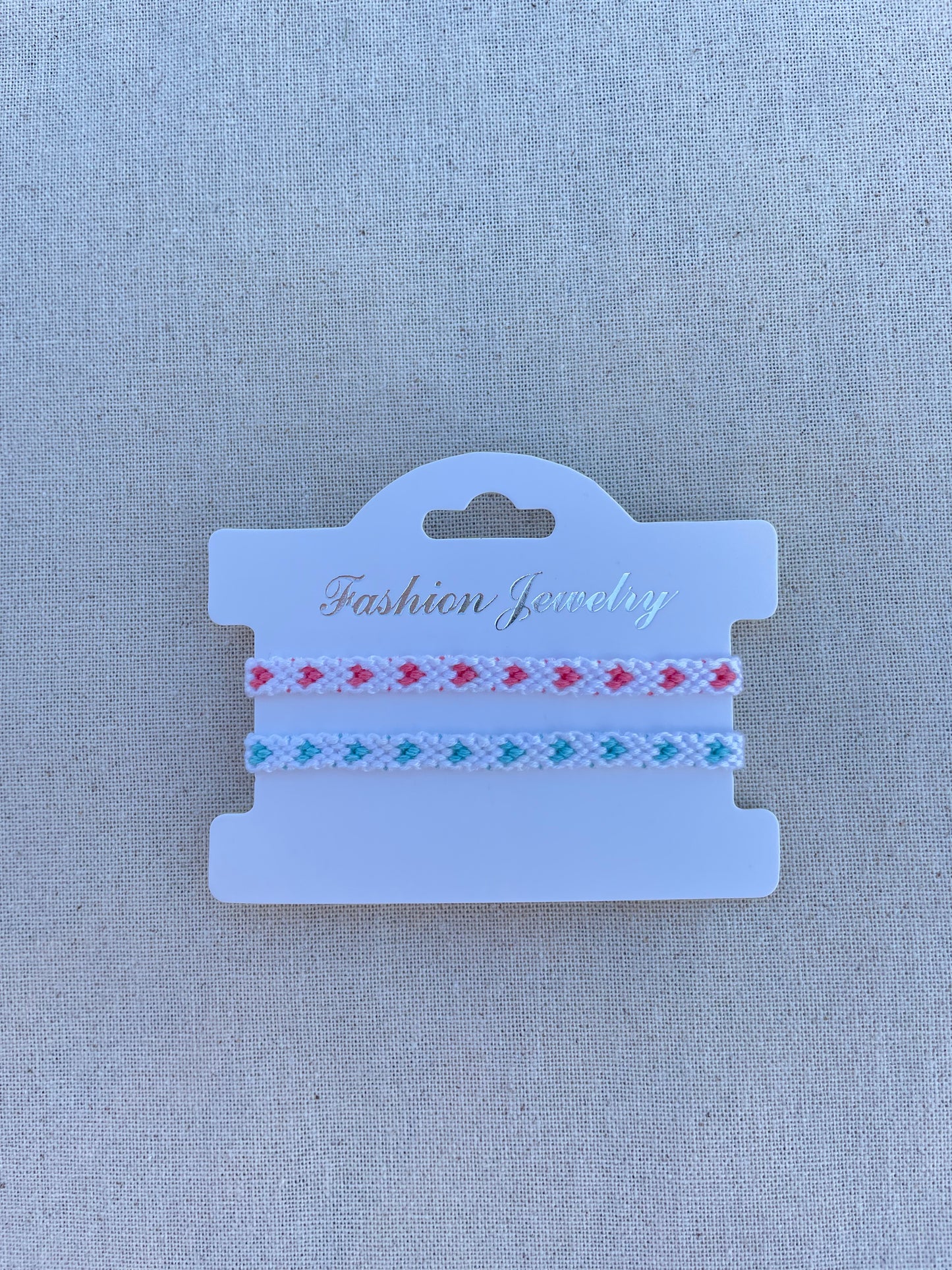 Duo bracelet brésilien petits coeurs