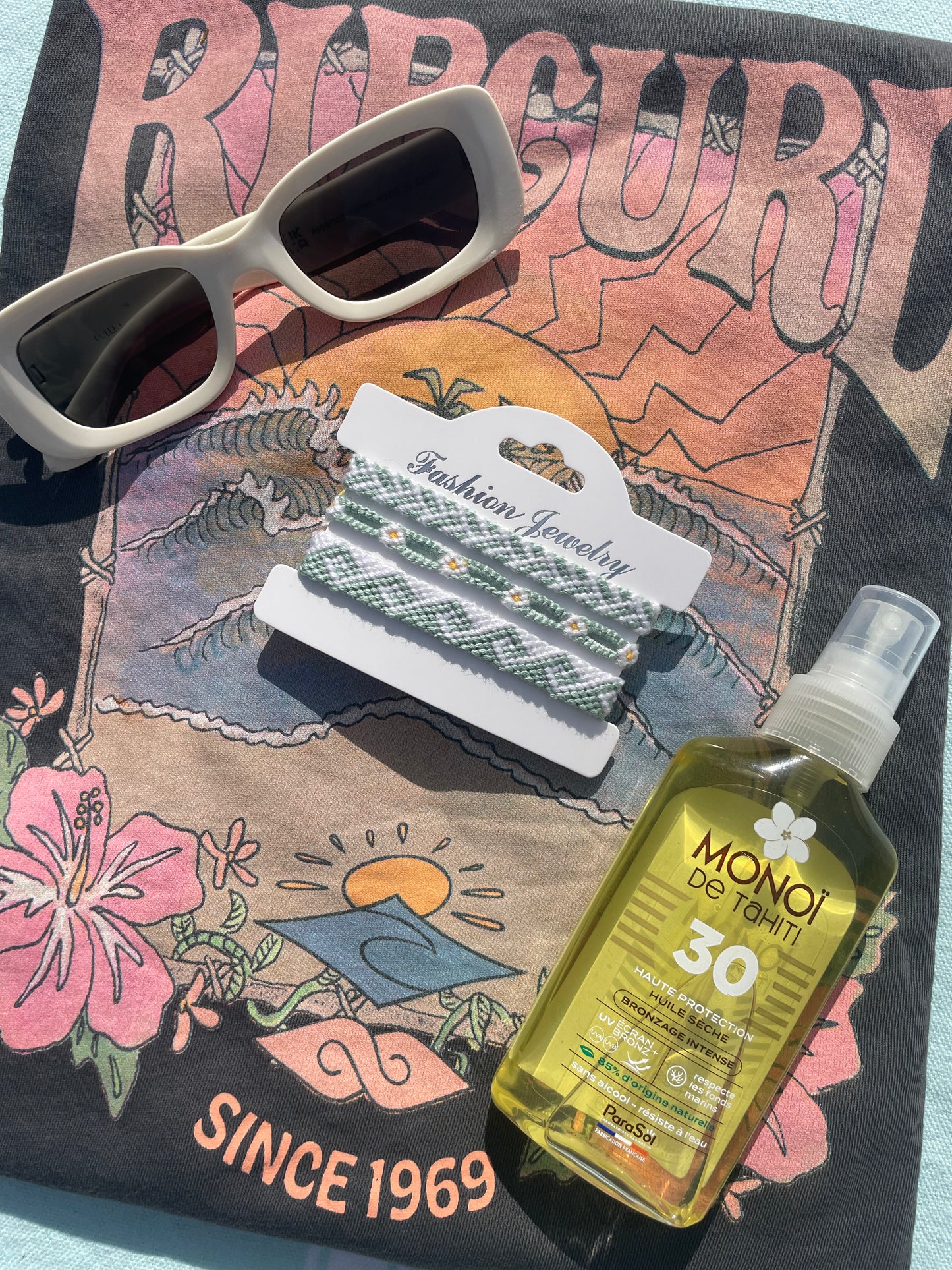 Trio Malibu vert amande