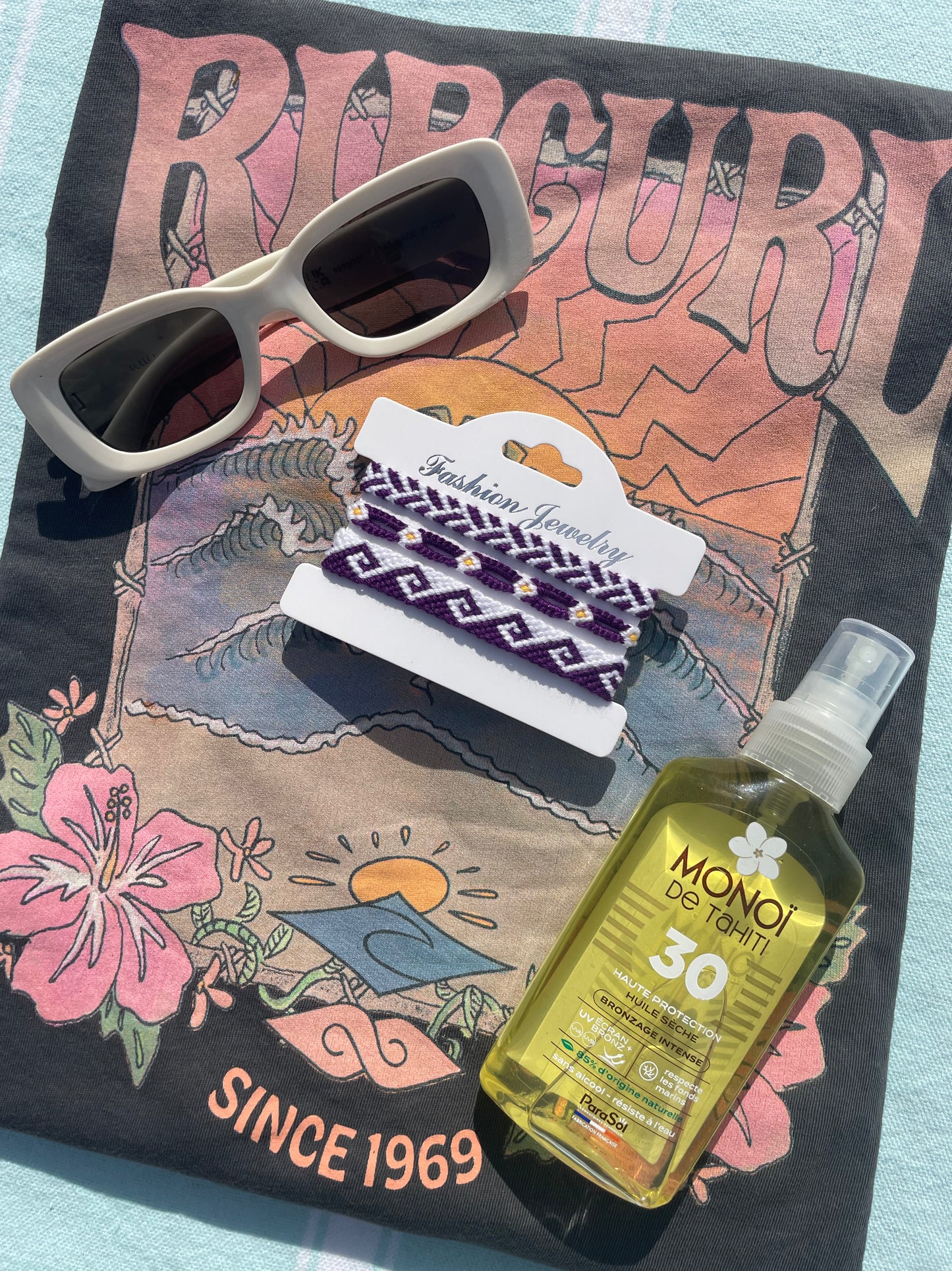 Trio Malibu violet foncé