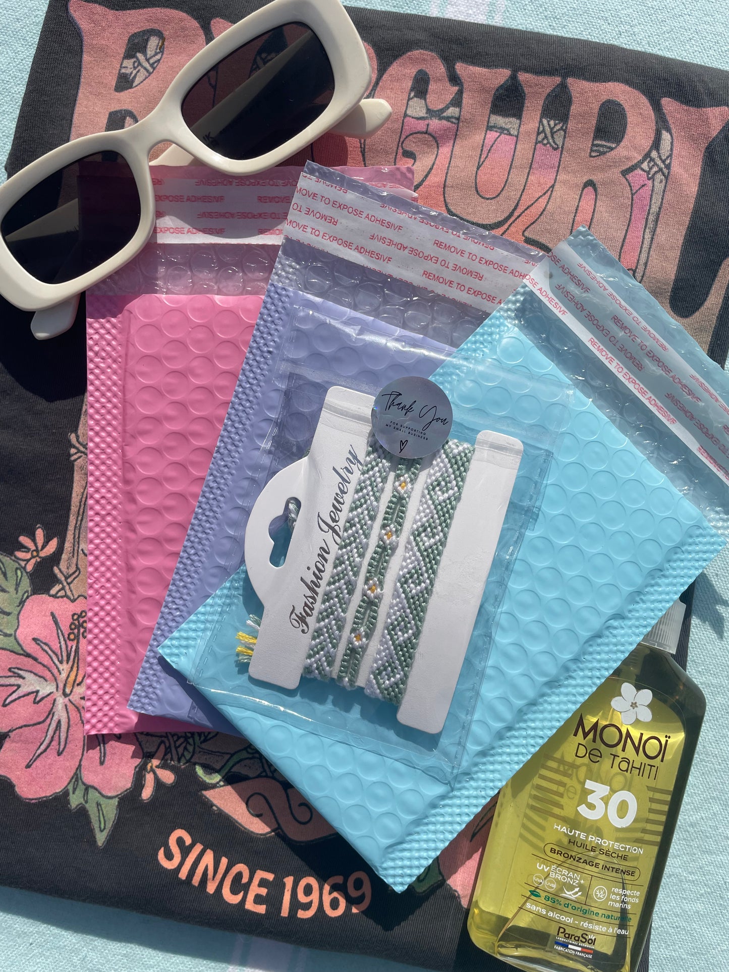 Trio Malibu vert amande