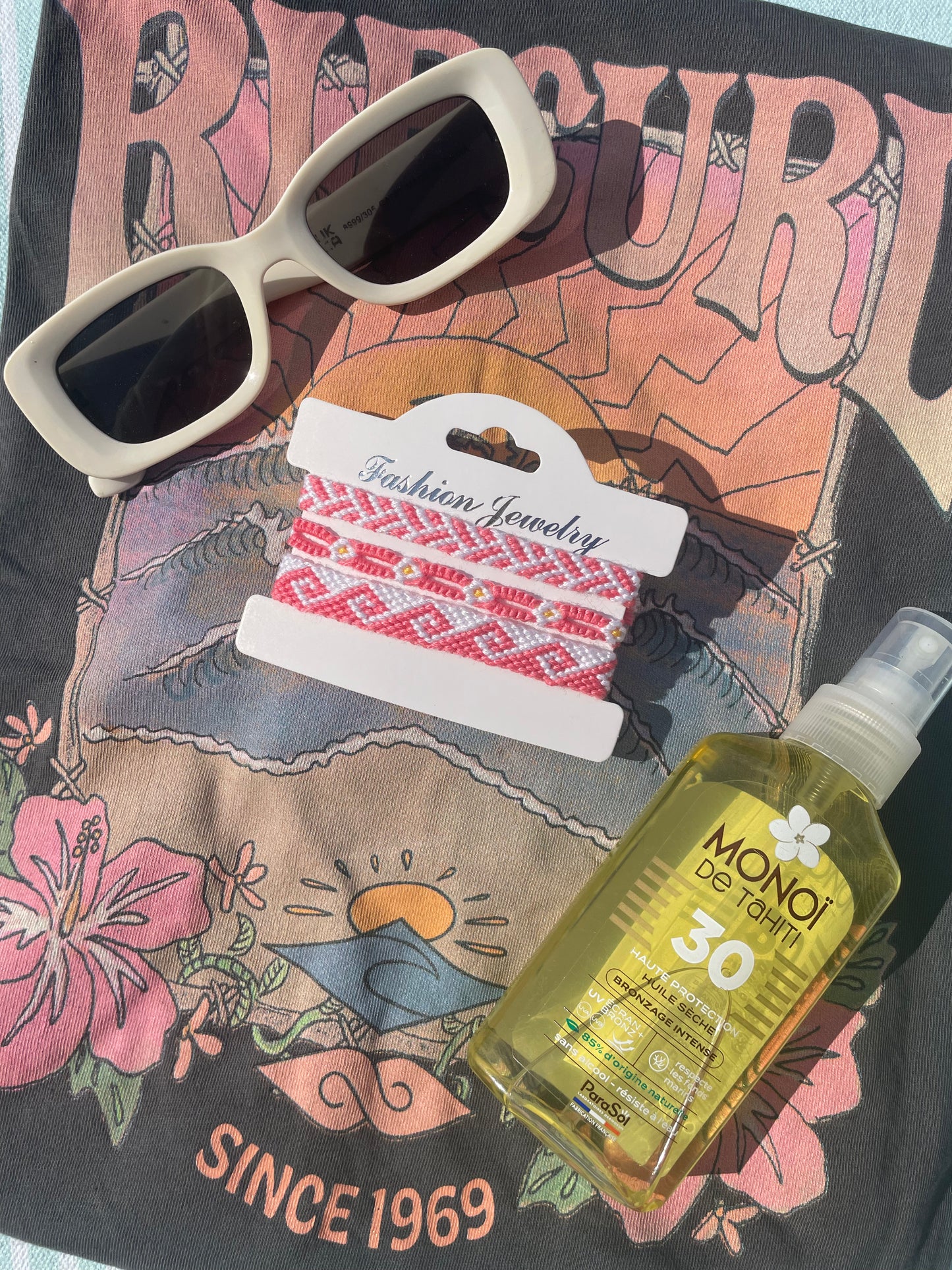 Trio Malibu corail rose