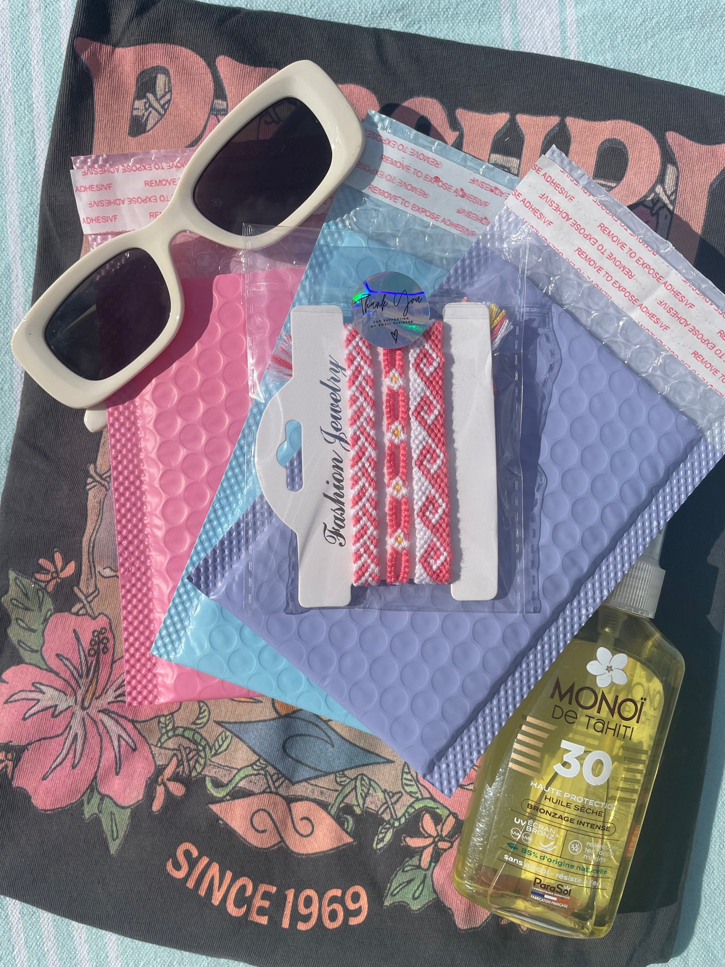 Trio Malibu corail rose