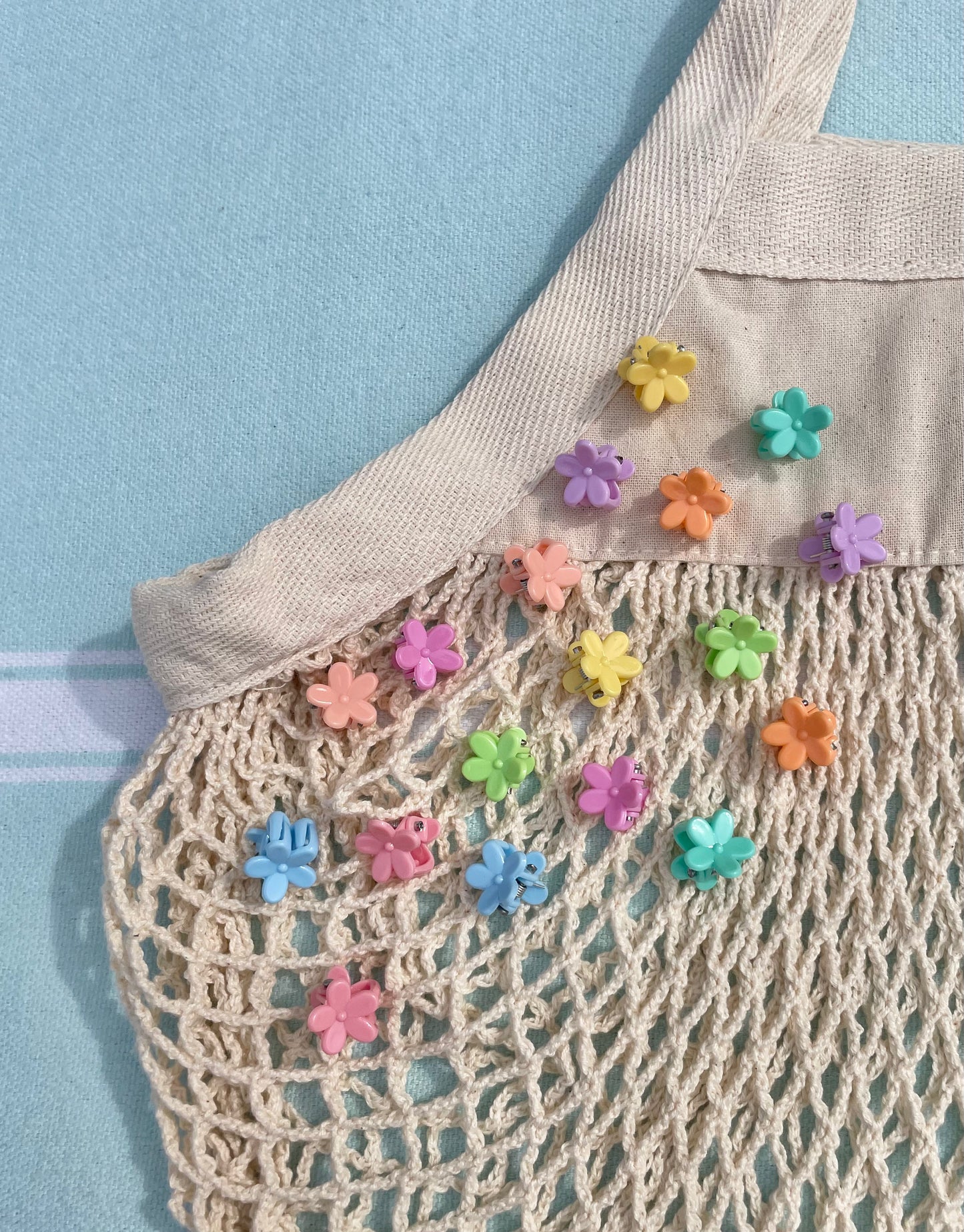 Lot minis pinces à cheveux Daisy Spring