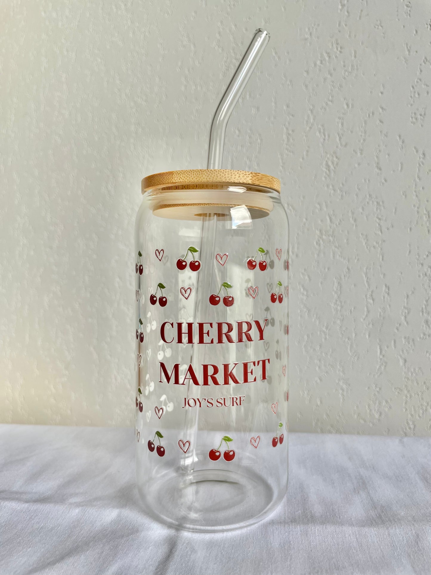 Verre à Limonade Cherry Market