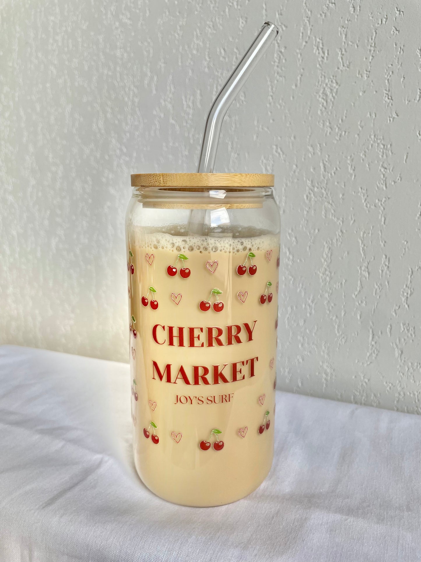 Verre à Limonade Cherry Market