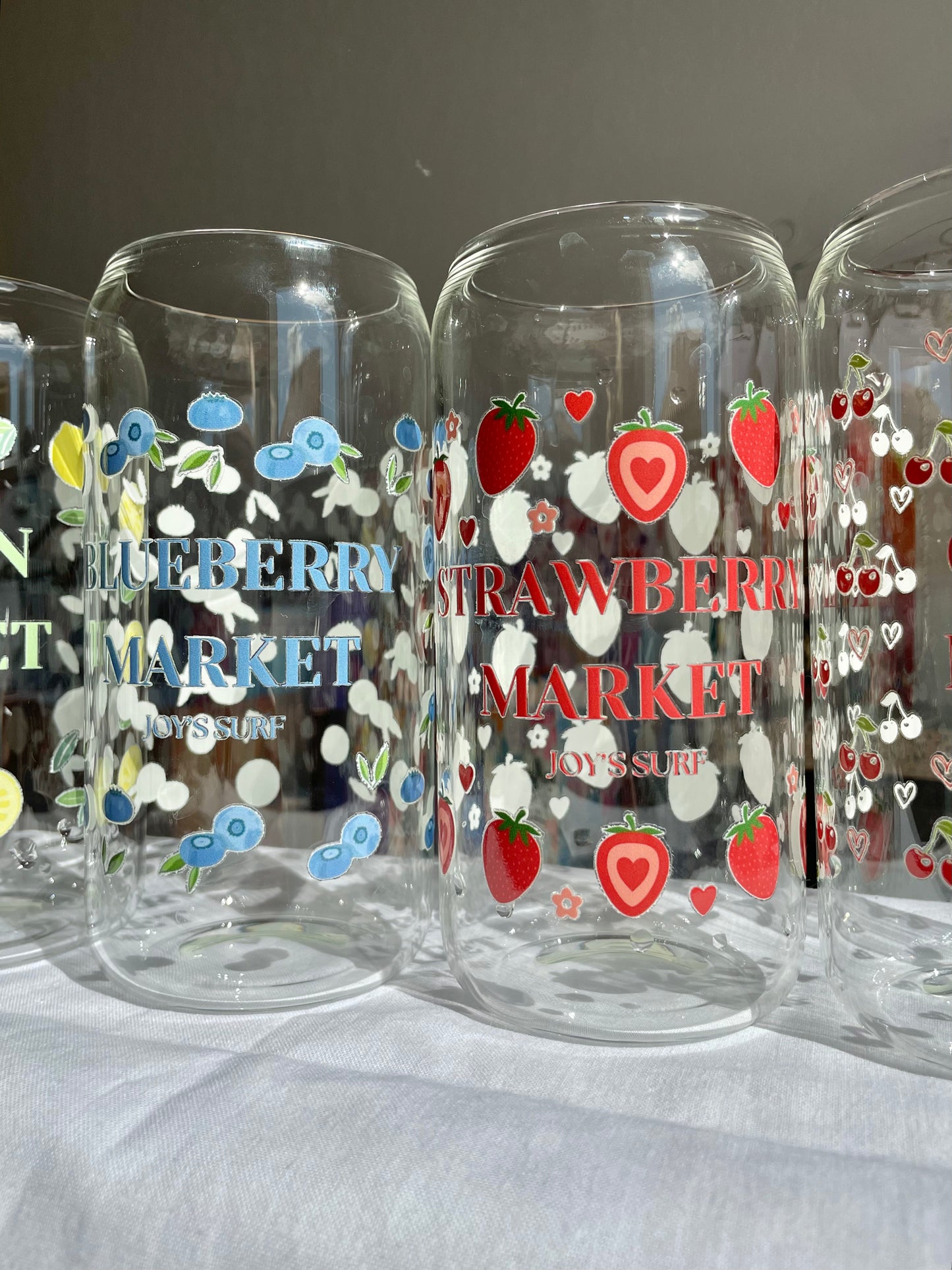 4 Verres à Limonade 3+1 offert