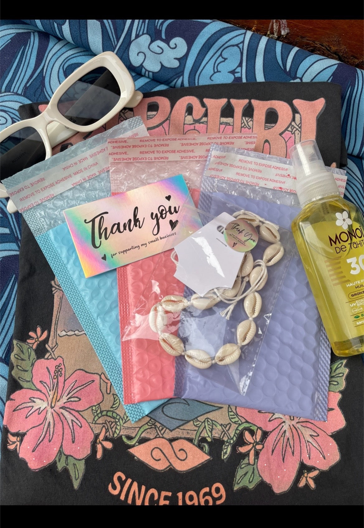 Collier de plage coquillages naturels