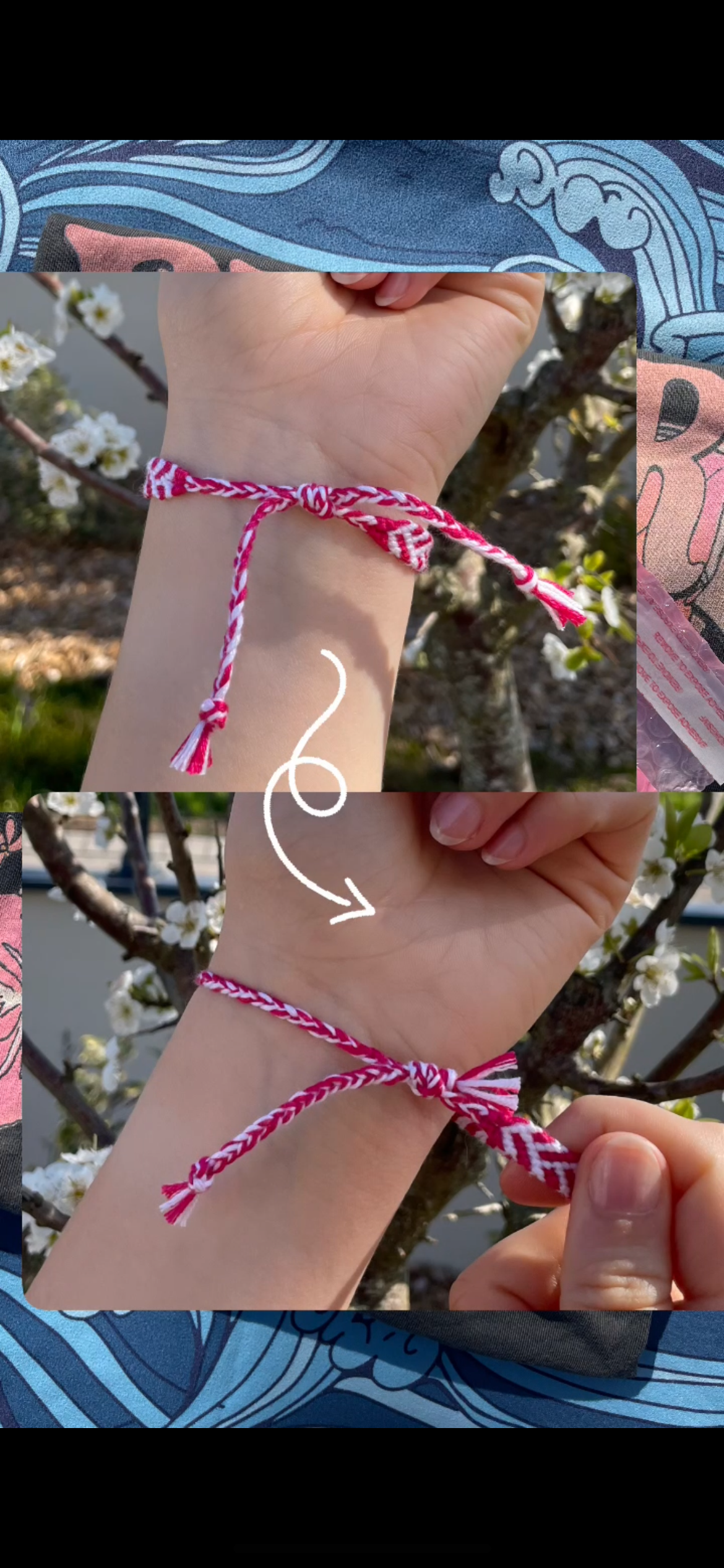 Duo bracelet brésilien petits coeurs