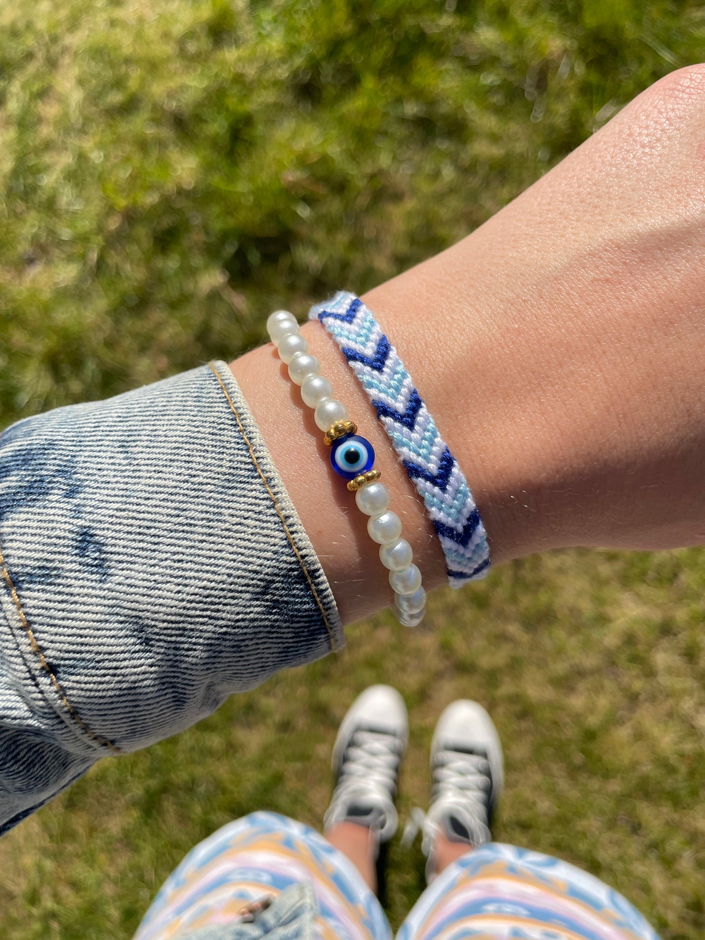 Duo bracelet brésilien oeil de protection