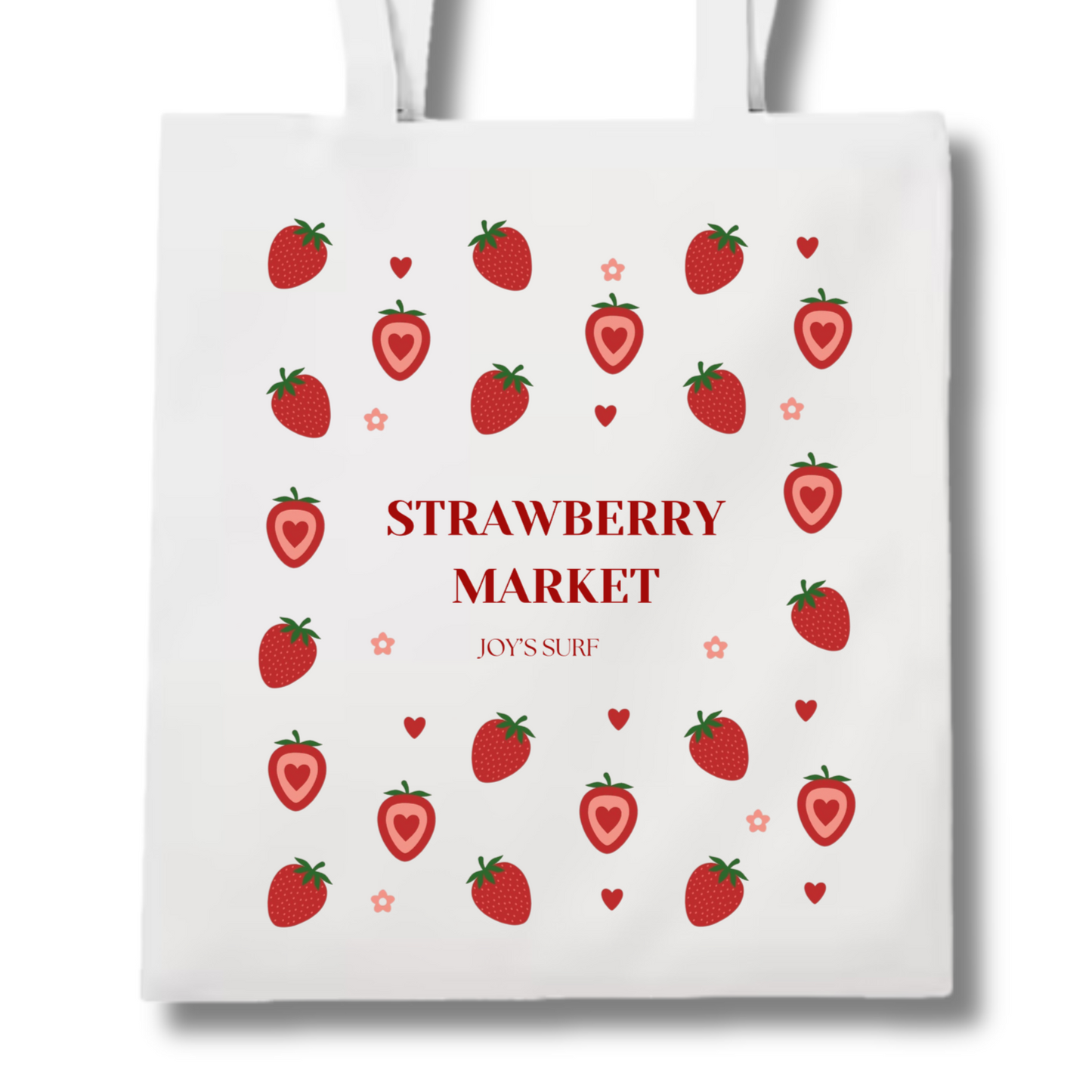 Tote bag Strawberry Market