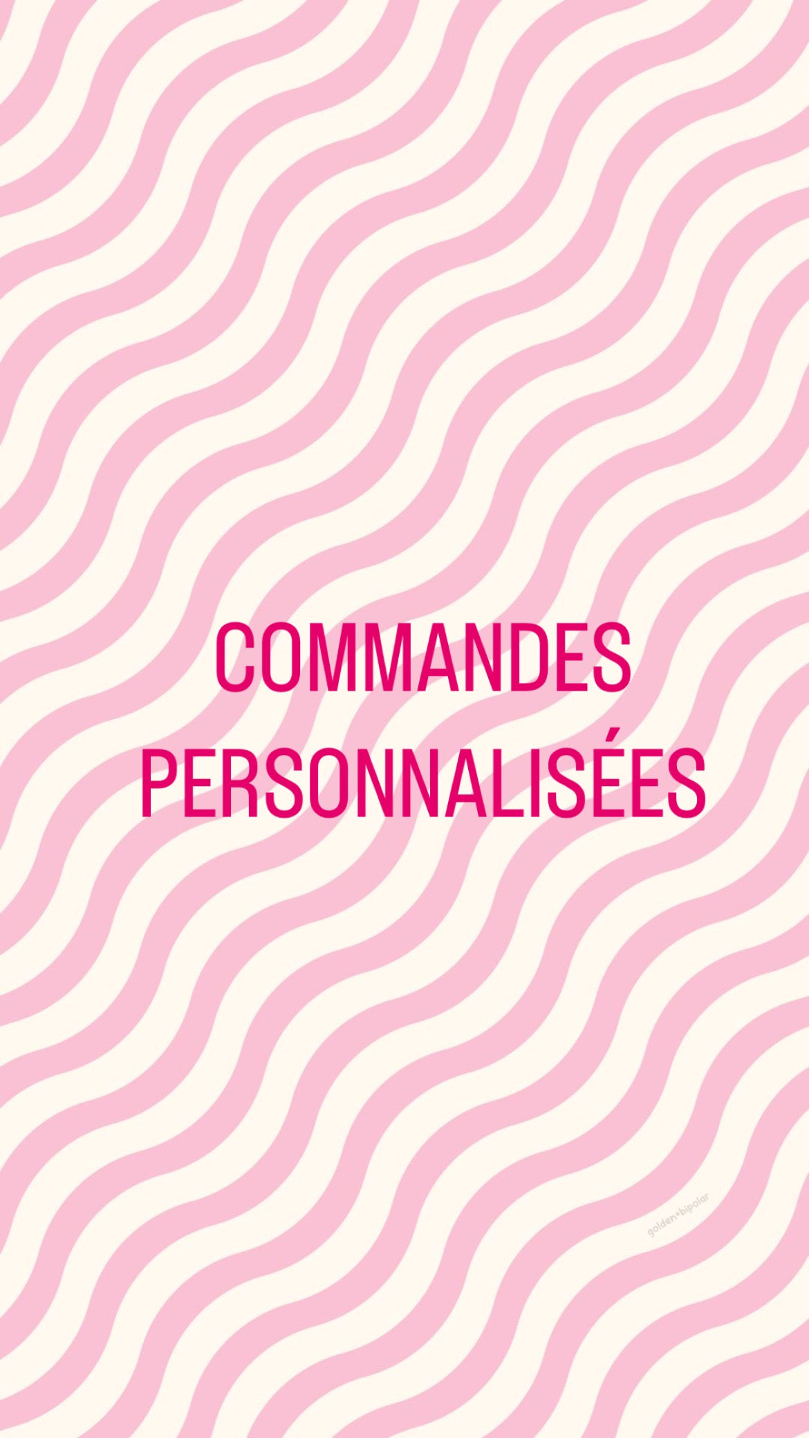 Commandes personnalisées