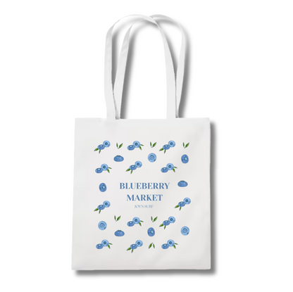 Tote bag Blueberry Market
