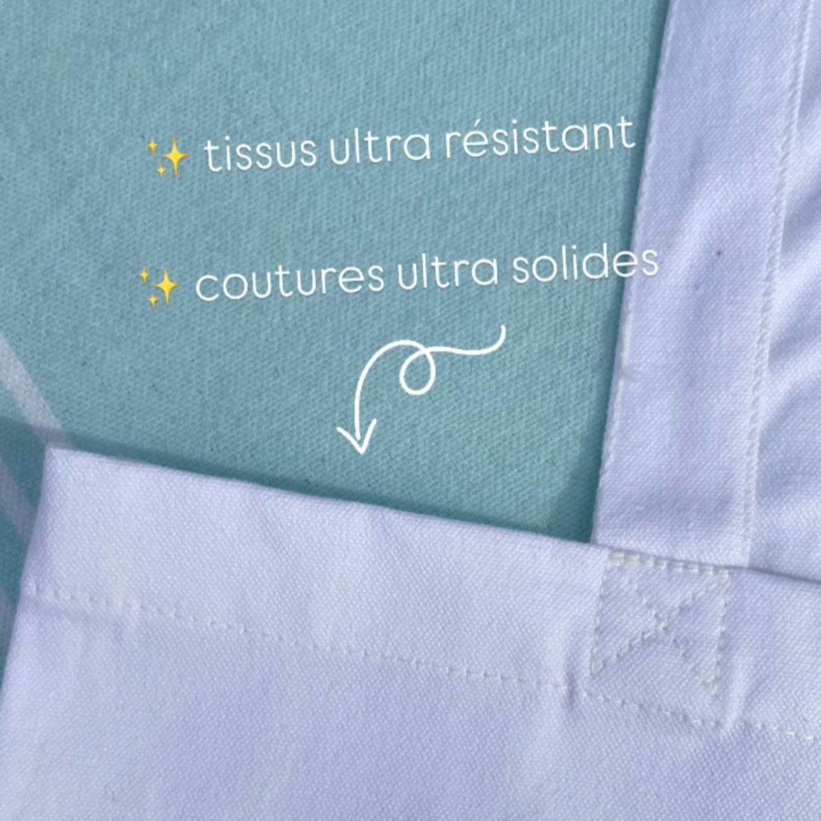 Tote bag Raised By The Sea