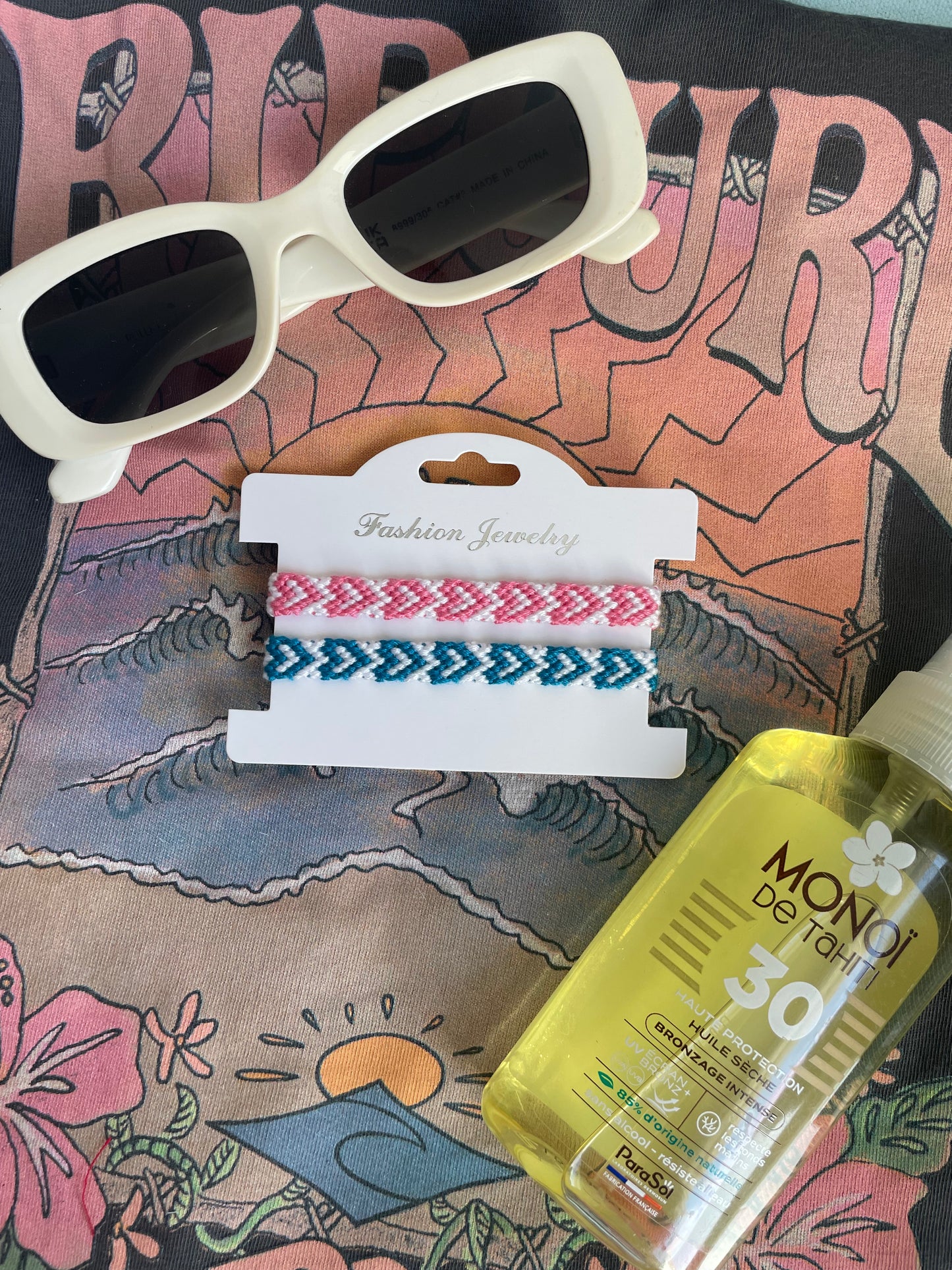 Motifs coeurs inversés