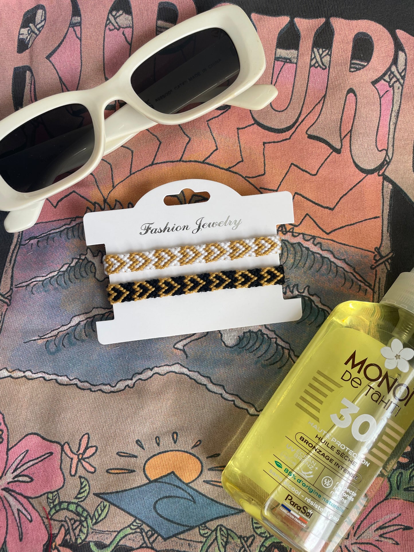 Motifs coeurs inversés