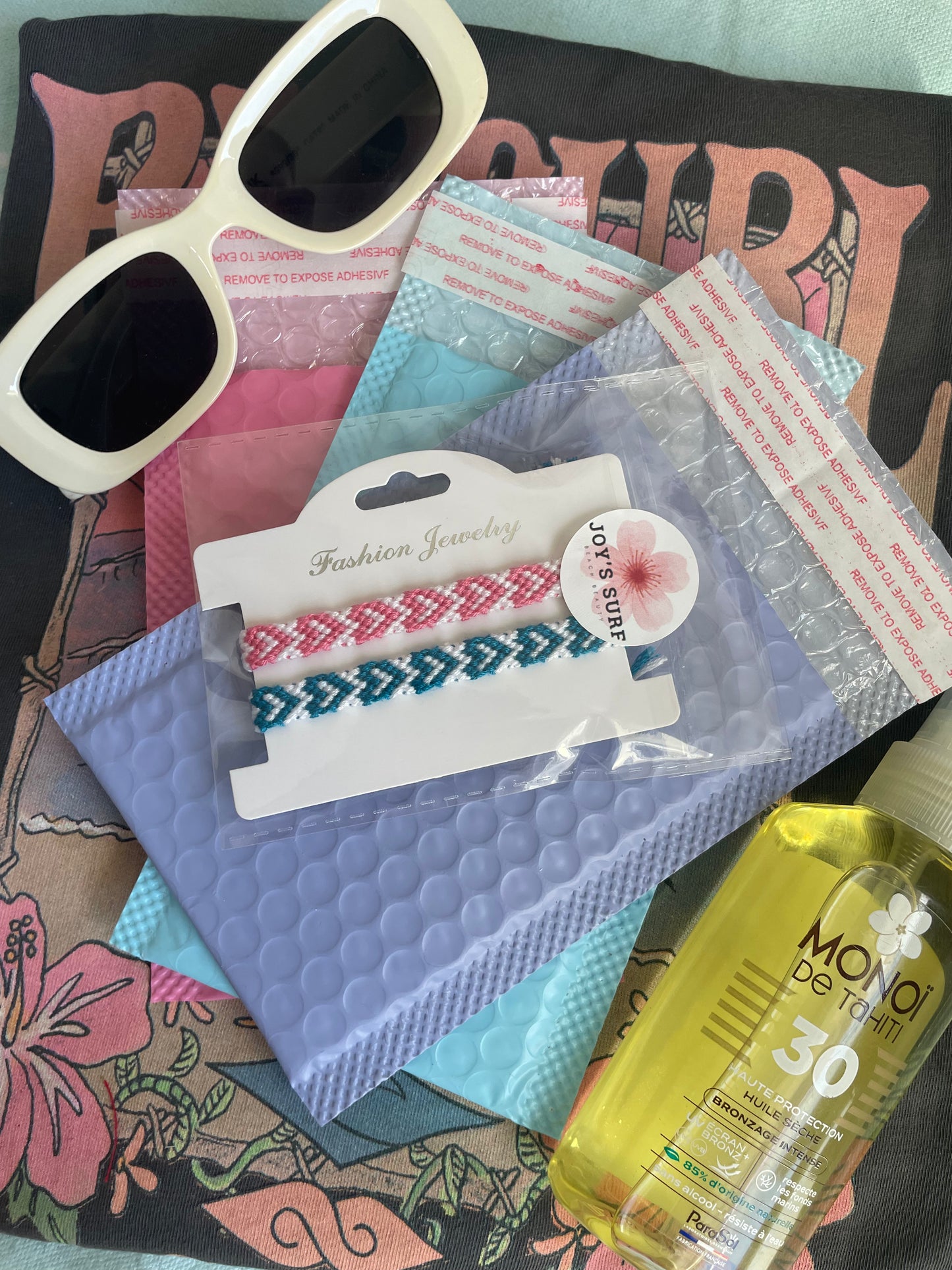 Motifs coeurs inversés