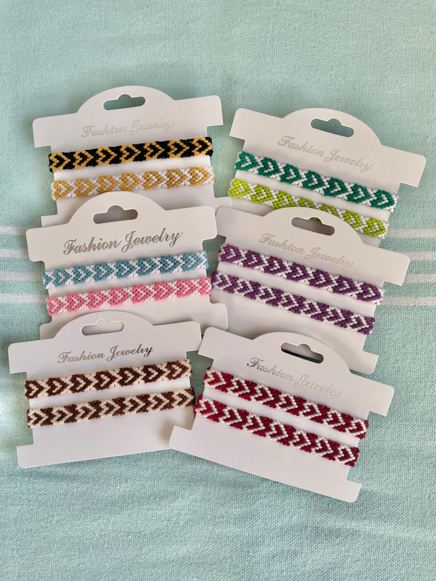 Motifs coeurs inversés