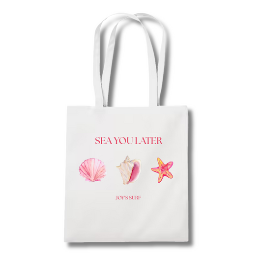 Tote bag Sea You Later Rose