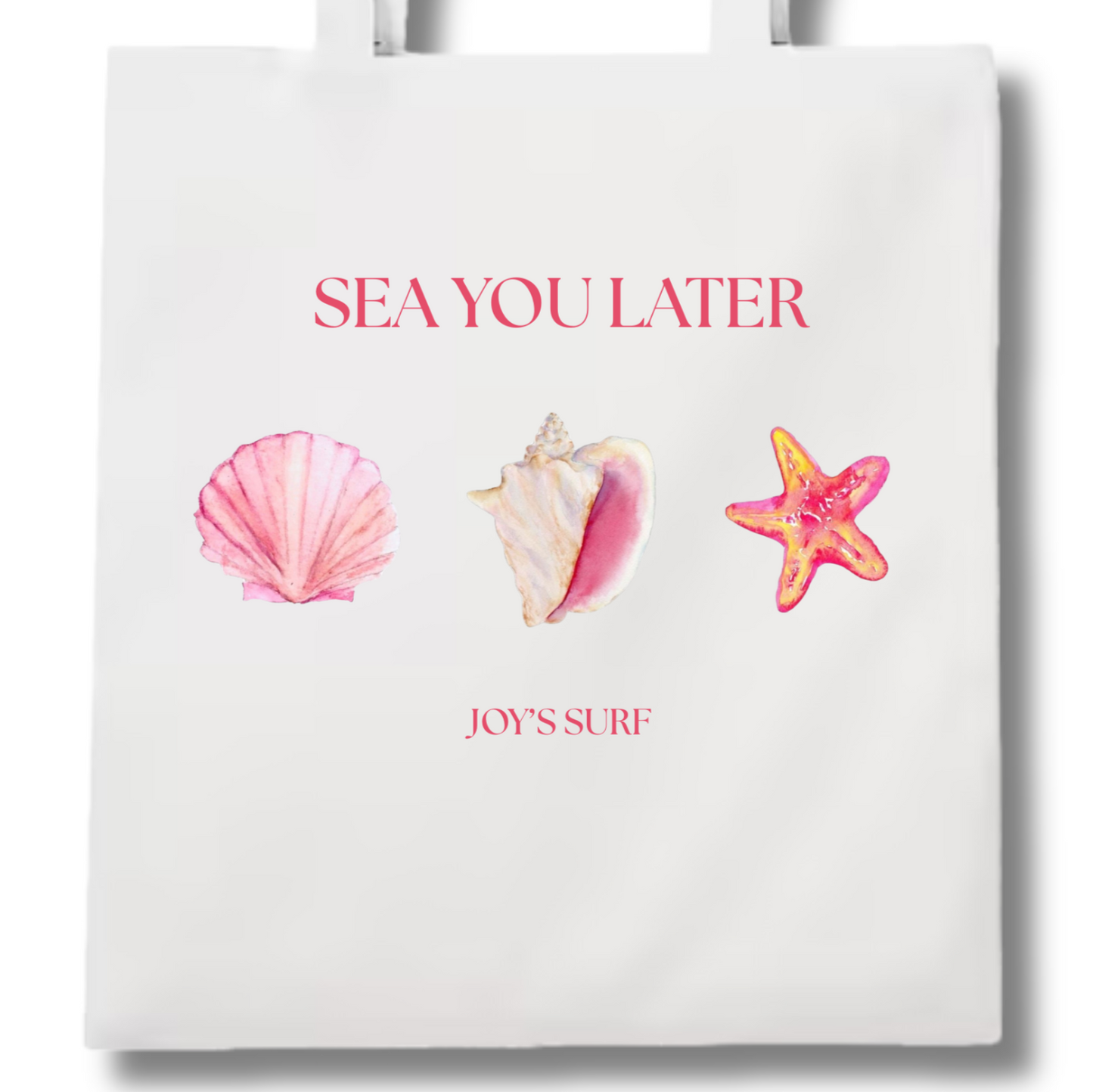 Tote bag Sea You Later Rose